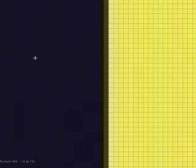 Una imagen ampliada al 2151 % con la rejilla de píxeles a la vista.